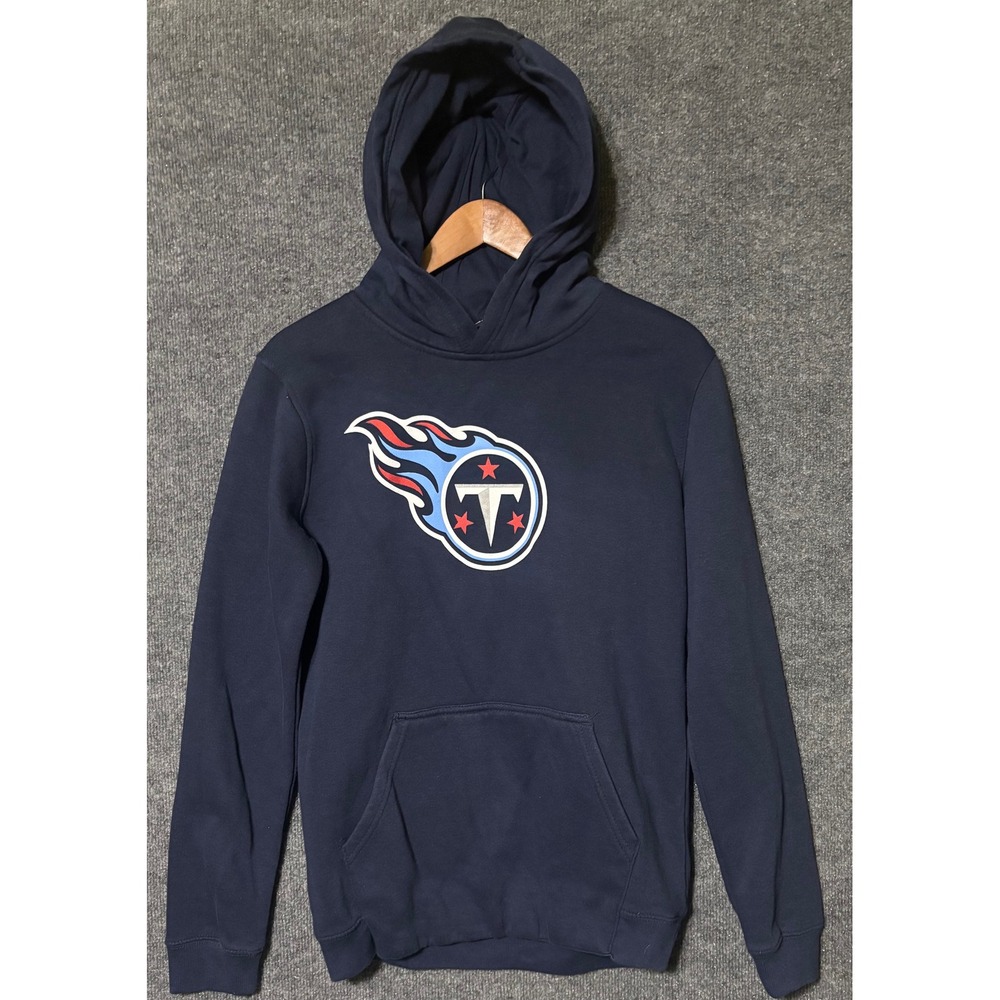 Outerstuff Mens XL Hoodie‎ Navy Tennessee Titans NFL  Fleece